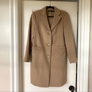 Lauren Ralph Lauren Camel Coat - Size 6